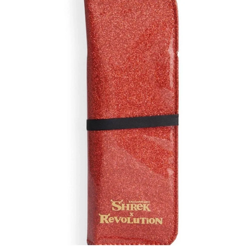 Shrek Makeup Revolution Fairy Godmother Magic Wand Brush Set New in Box case bag